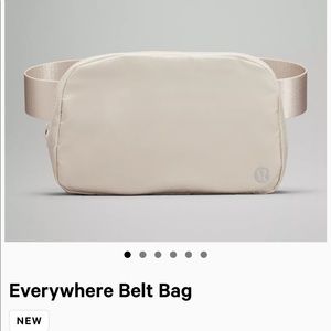 NEW Lululemon Everywhere Belt Bag in white opal